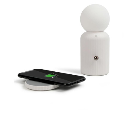 Lampa wireless 2 in 1 Livoo, ABS, alb, 7x7x18 cm
