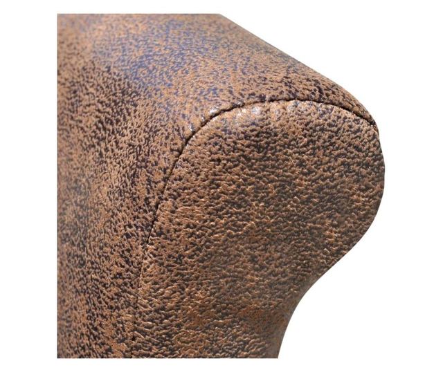 Kuhinjske stolice, 2 kom., smeđe, umjetna koža