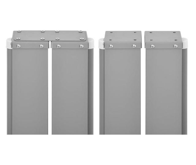 Πτυσσόμενο πλαϊνό σκίαστρο, Κόκκινο, 140 x 600 εκ.