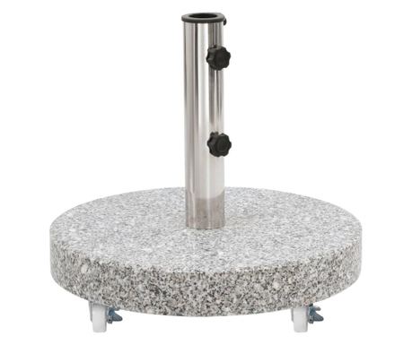 Napesernytart, szrke, 30 kg, grnit, kerek