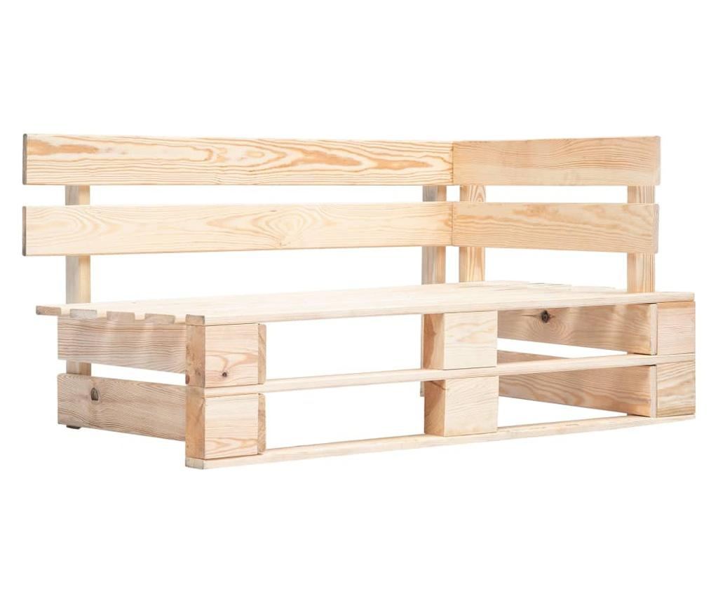 Set vrtnog namještaja od paleta s jastucima, 4 komada, tretirano borovo drvo - 2