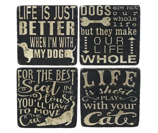 Set 4 coastere Sayings