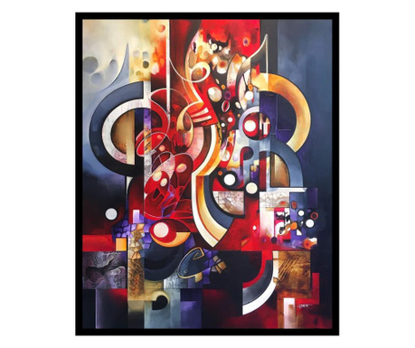 Tablou Canvas, Aspiratie, 45 x 60 cm, Rama lemn, Multicolor  45x60 cm