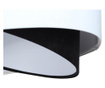 Lustra Bps Koncept , Galaxy, plastic, max. 60 W, E27, negru/alb, 50x50x105 cm