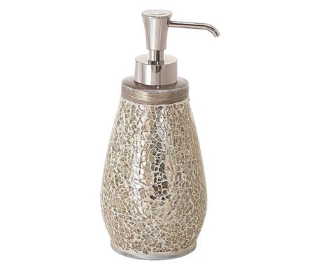 Distribuitor sapun lichid myosotis, stativ, ceramica/sticla bej