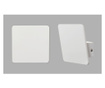 Aplica de perete Näve, Stan, aluminiu, alb, 14x6x14 cm