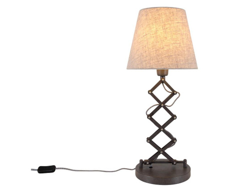 Lampa de masa Näve, Adrienne, metal, max. 40 W, E27, natural, 25x25x71 cm