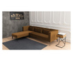 Coltar stanga Balcab Home, maro, 76x274x173 cm