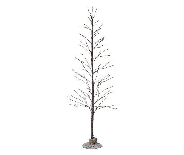 Arbore decorativ cu LED Best Season, Tobby Tree, plastic, maro, M