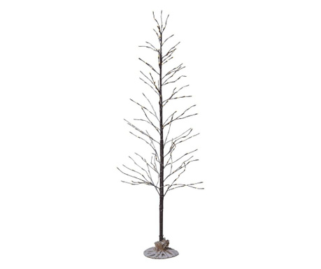 Arbore decorativ cu LED Best Season, Tobby Tree, plastic, maro, M