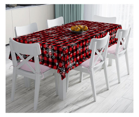 Fata de masa Minimalist Home World, Minimalist Tablecloths Merry Christmas, poliester, bumbac, 140x180 cm, multicolor