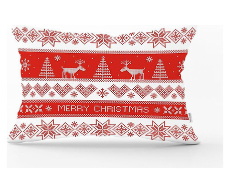Minimalist Cushion Covers Merry Christmas Párnahuzat 35x55 cm