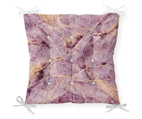 Minimalist Cushion Covers Pink Marble Székpárna 40x40 cm