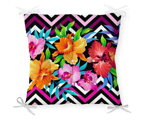 Minimalist Cushion Covers Colorful Zigzag Flower Székpárna 40x40...