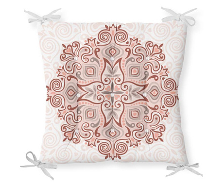 Minimalist Cushion Covers Ethnic Beige Mandala Székpárna 40x40 cm