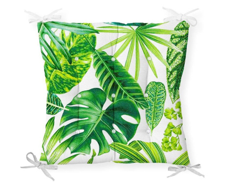 Perna de sezut Minimalist Cushion Covers Green Banana Leaf 40x40 cm