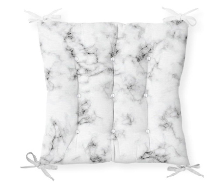 Poduszka na siedzisko Minimalist Cushion Covers Gray Marble 40x40...