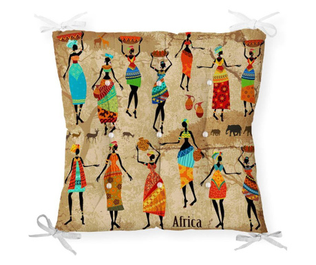 Minimalist Cushion Covers Ethnic African Székpárna 40x40 cm