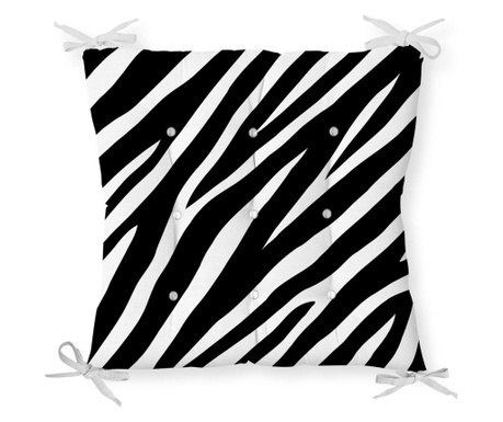 Poduszka na siedzisko Minimalist Cushion Covers Black White Zebra...