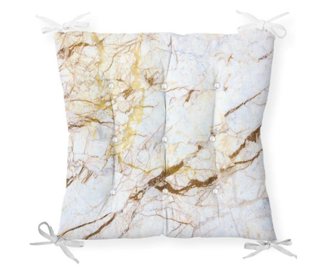 Minimalist Cushion Covers Marble Gold Székpárna 40x40 cm