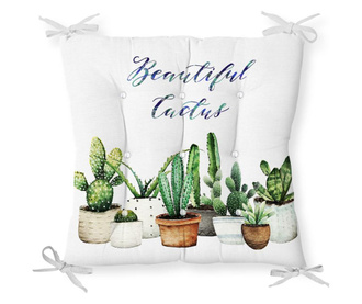 Възглавница за седалка Minimalist Cushion Covers Green Beautiful Cactus