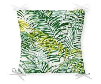 Minimalist Cushion Covers Green Yellow Leaves Székpárna 40x40 cm