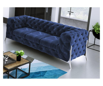 Sofa trosjed Chesterfield Chelsea Navy Blue