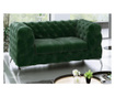 Двуместно канапе Chesterfield Chelsea Bottle Green