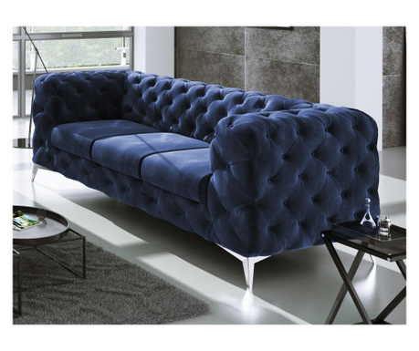 Chesterfield Chelsea Navy Blue Háromszemélyes kanapé
