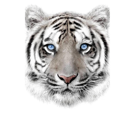 Odeja White Tiger 120x150 cm