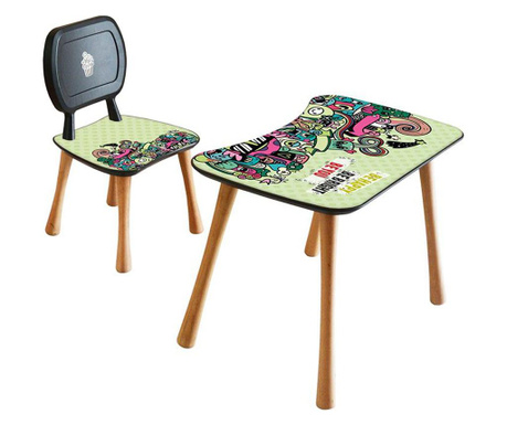 Set - otroška mizica in otroški stolček