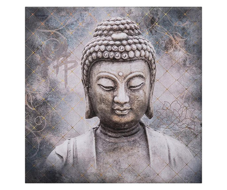 Tablou canvas Bouddha Zen, 38x38 cm