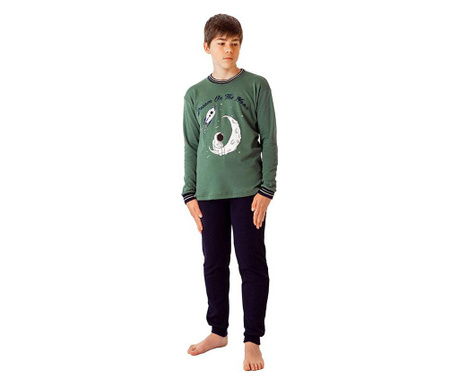 Pijama baieti A.apunto, Astronauta, verde