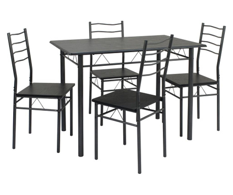 Sada jedálensky stôl a 4 stoličky