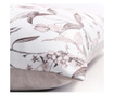 Perna decorativa Innovaliving, bumbac, 60x60 cm, alb, roz