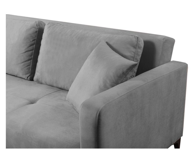 Velvet Smoked Kihúzható háromszemélyes kanapé