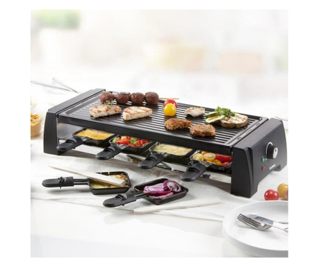 Gratar electric raclette DO9189G, 1200 W, 8 persoane