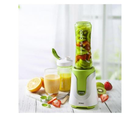 Blender cu 2 Recipiente Portabile cu Capac DO436BL