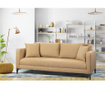Gauge Concept Light Brown Kihúzható háromszemélyes kanapé