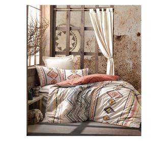 Set de pat King Ranforce Cotton Box, bumbac ranforce, multicolor