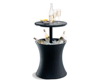 Masuta de terasa, keter, cool bar rattan, antracit