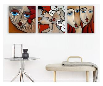 Set 3 slik  30x30 cm