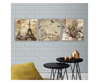 Set 3 slik  30x30 cm