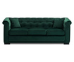 Chesterfield Zurich Green Háromszemélyes kihúzható kanapé