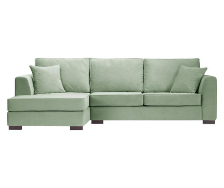 RESIGILAT Coltar stanga Rodier Interieurs, Taffetas Mint, verde menta, 288x177x75 cm