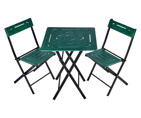 Set vanjski stol i 2 stolice