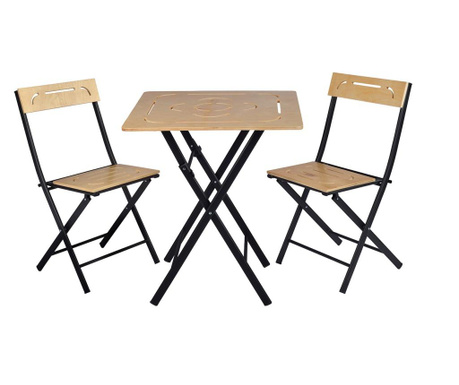 Set vanjski stol i 2 stolice