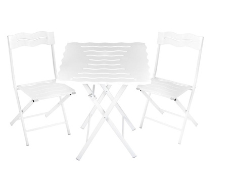 Zestaw stół i 2 krzesła ogrodowe