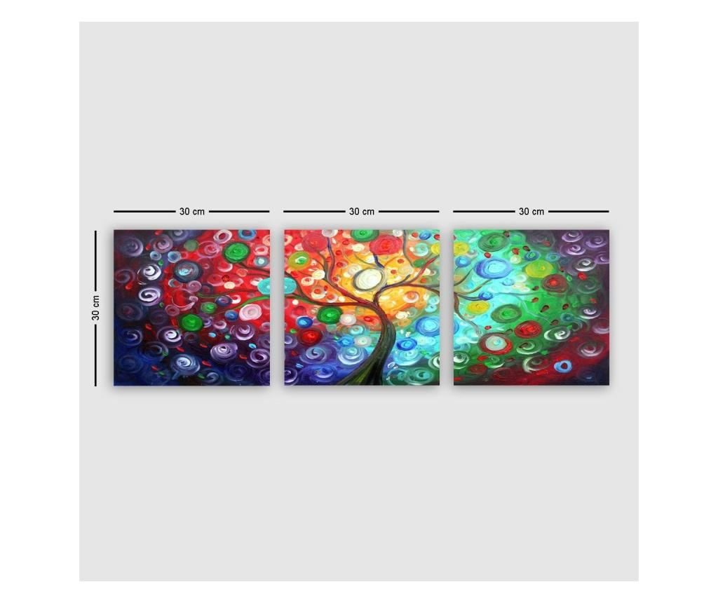 Set 3 slik  30x30 cm - 2