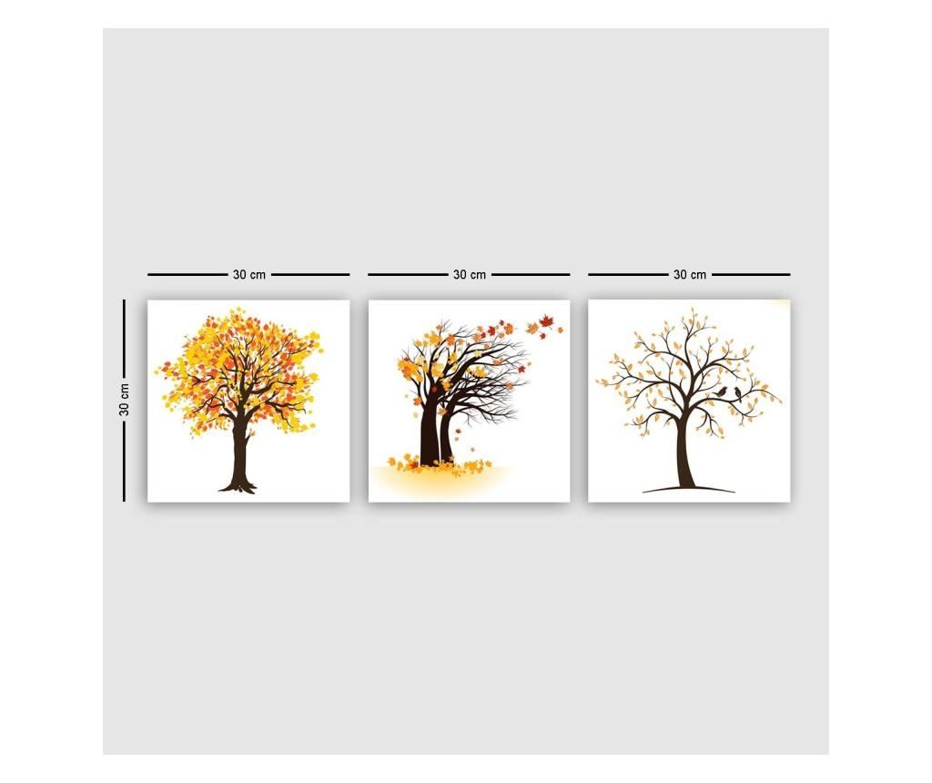 Set 3 slik  30x30 cm - 2